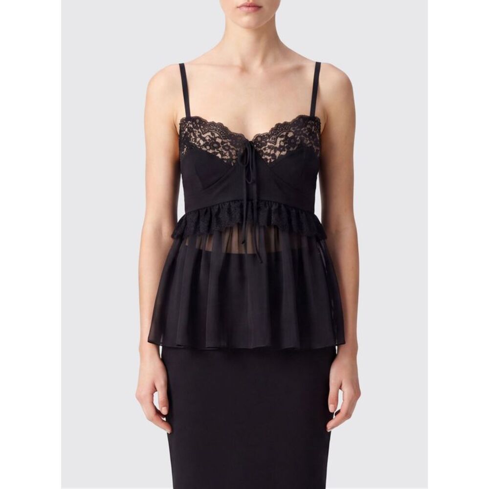 Chloe Women Chloe Off-The-Shoulder Pleated Lace And Tulle Evening Top
